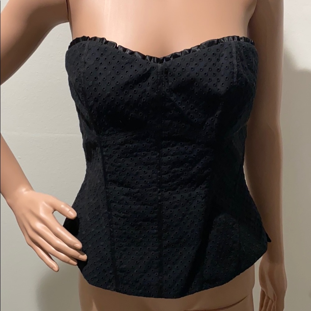 White House Black Market black corset top